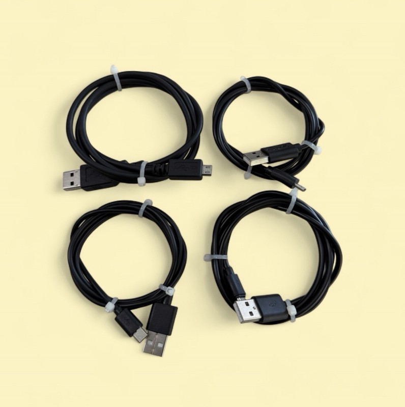 USB Type A To Micro USB Type B Charging And Data Transfer Connectors .