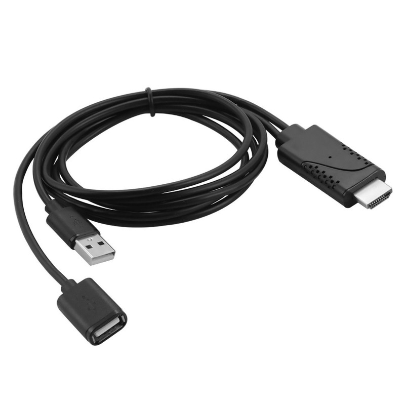 P&P USB to HDMI Adapter Cable For Huawei iPhone Samsung Xiaomi Andrio Monitor F