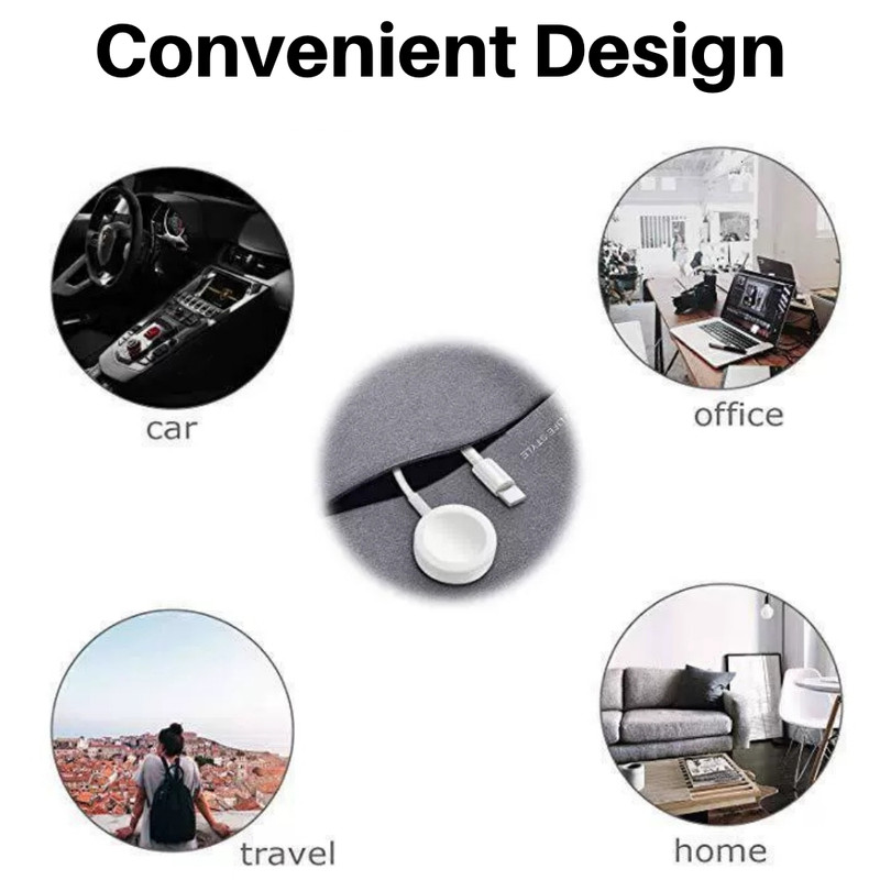 For Apple Watch iWatch SE 6 5 4 3 2 1 iPhone XR 3 in1 USB Magnetic Charger Cable gallery