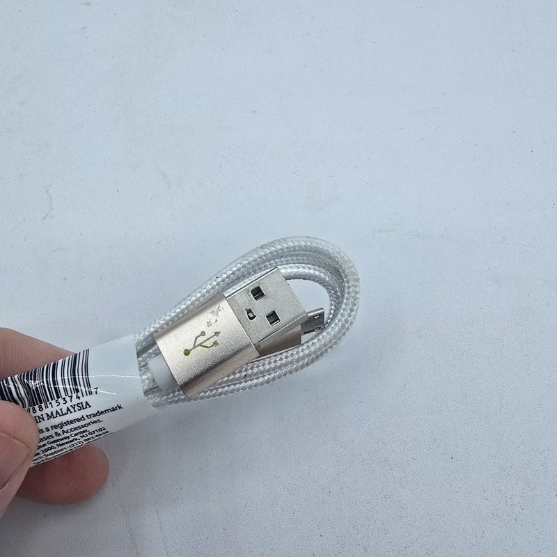 Wireless Gear 3FT Micro USB Fabric Cable - White gallery