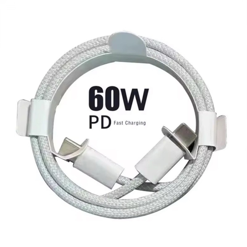 2Cable de Carga USB C a USB C Tipo C Para IPhone Carga Rápida Universal 3.3 pies gallery