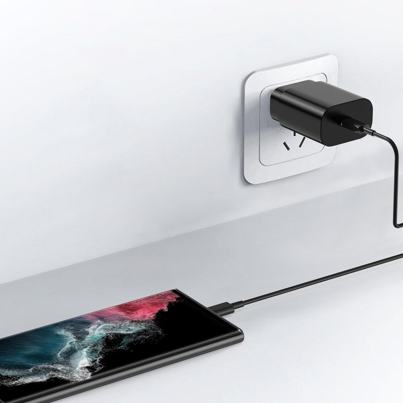 25w Type USB-C Fast Wall Charger+6FT Cable For Samsung Galaxy S20 S21 5G lot US gallery