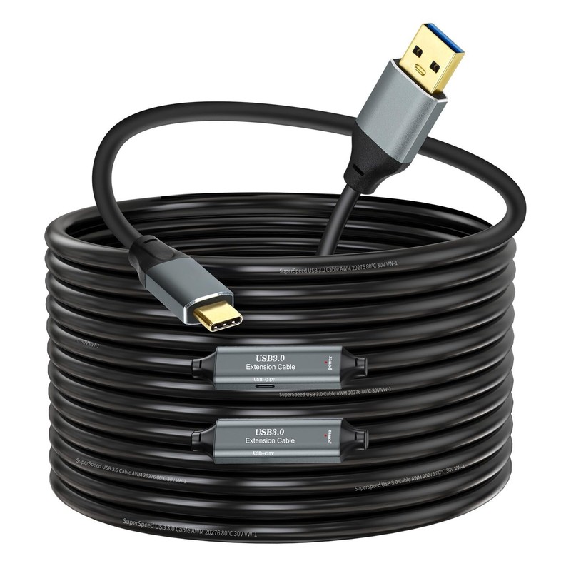 50ft USB 3.0 A to C Cable, 5Gbps Super Speed for VR, Xbox, Laptop, Camera & More gallery