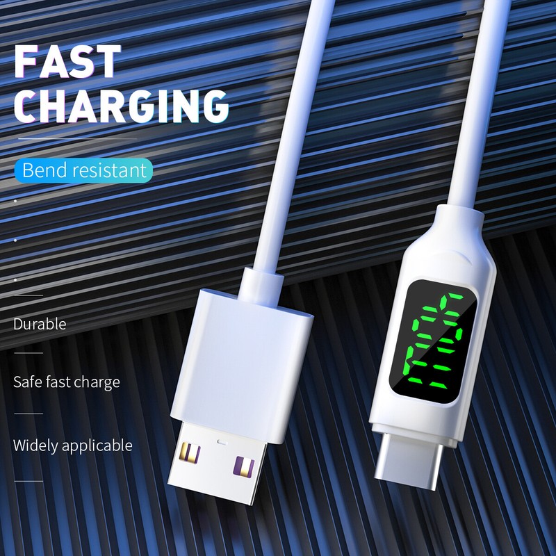 10ft 100W/5A USB-C to USB-A Fast Charger Cable Type C Quick Charging Cord gallery