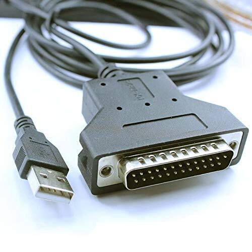 USB Programming Cable for Fanuc CNC DNC USB to DB25 Male Console Cable for Fa...