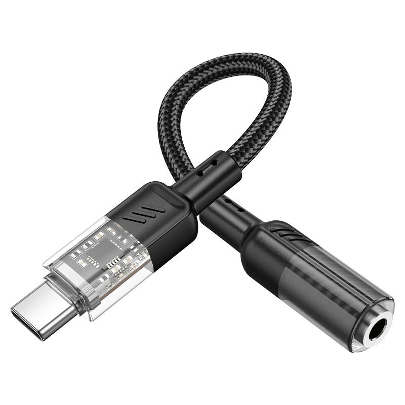 Hoco LS37 Spirit transparent digital audio converter | Type-C to 3.5mm