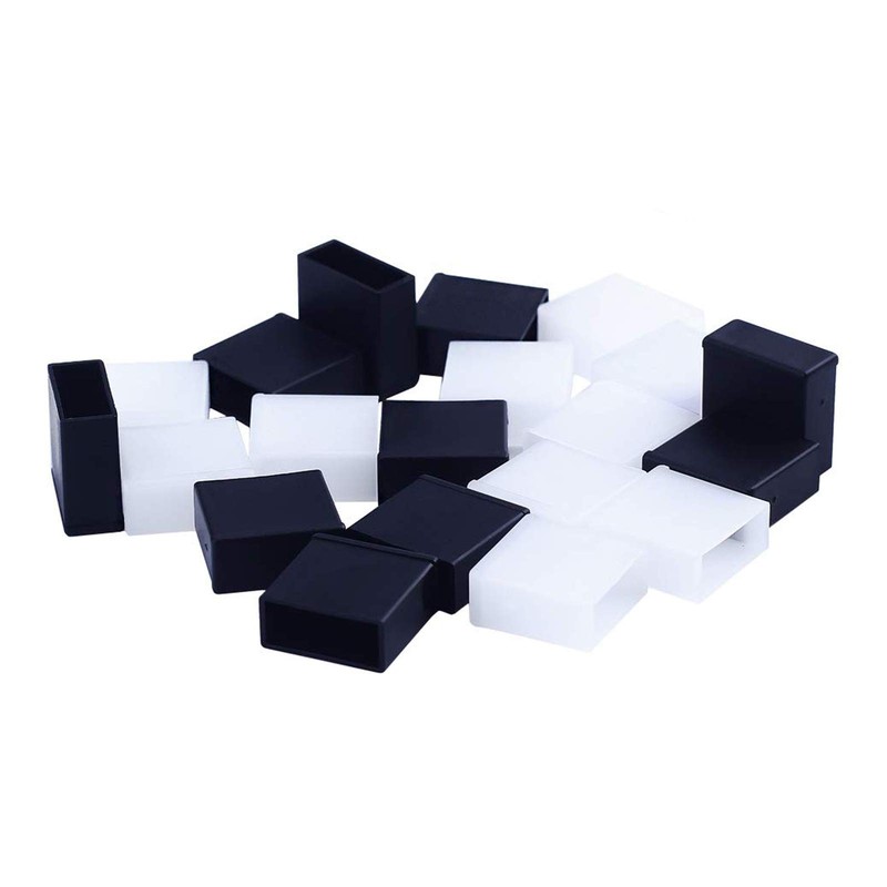 USB Cover Cap 20 Pcs Black Clear Plastic USB A Male Anti-Dust Plug Cover