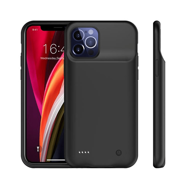 Portable Protective Charging Case (4500 mAh) for iPhone 12 Pro Max (BLACK)