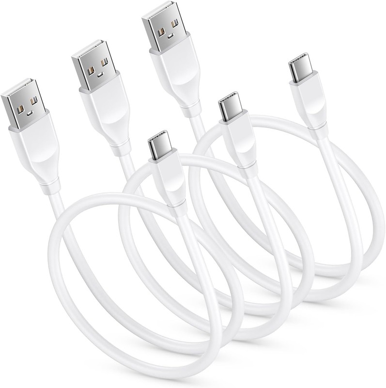 Samsung S25 Fast Charging Cable 3Pack Short USB C Cable 3ft USB A to Type C 3A C