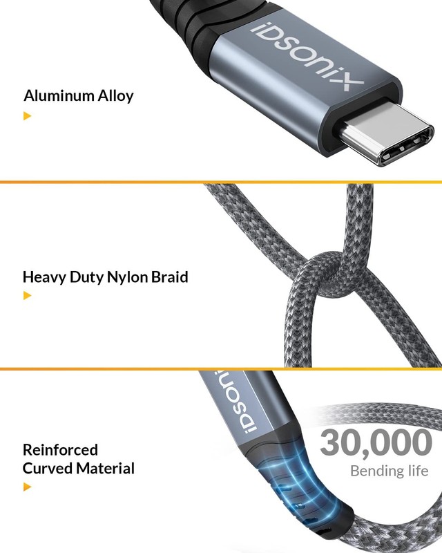 30cm-80cm USB C to USB C Cable | USB4 40Gbps | 100W 8K Dual 4K | Thunderbolt 4 3 gallery