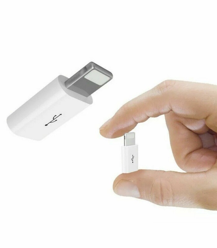 Micro USB to 8Pin Data Cable Adapter android to iPhone Converter LOT For iPhone gallery