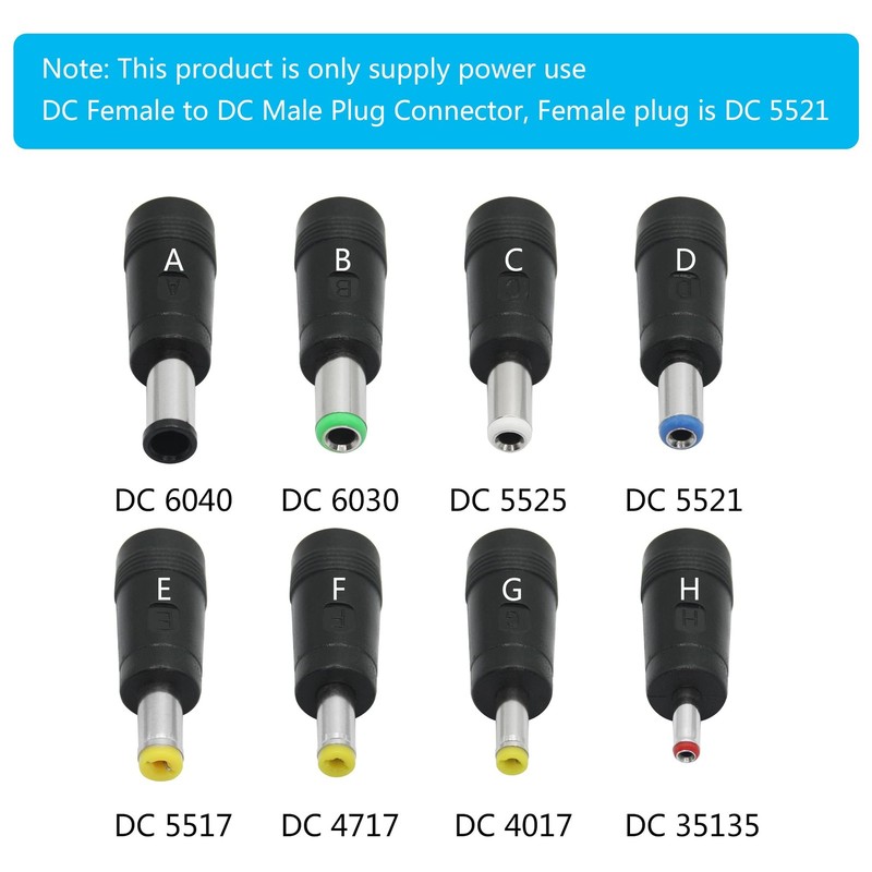 USB To DC 5.5x2.1mm Power Cord 2M/6FT 5V A Male To DC 5521 Plug 8 Connector gallery