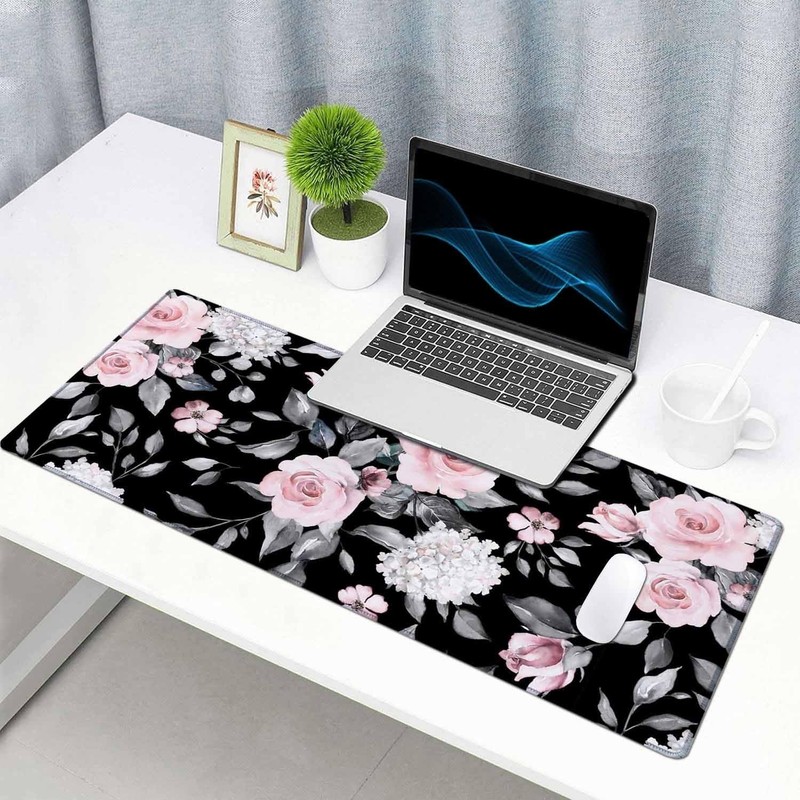 Large Extended Gaming Mouse Pad, Large Non-Slip Rubber Base Mousepad, Keyboar... gallery