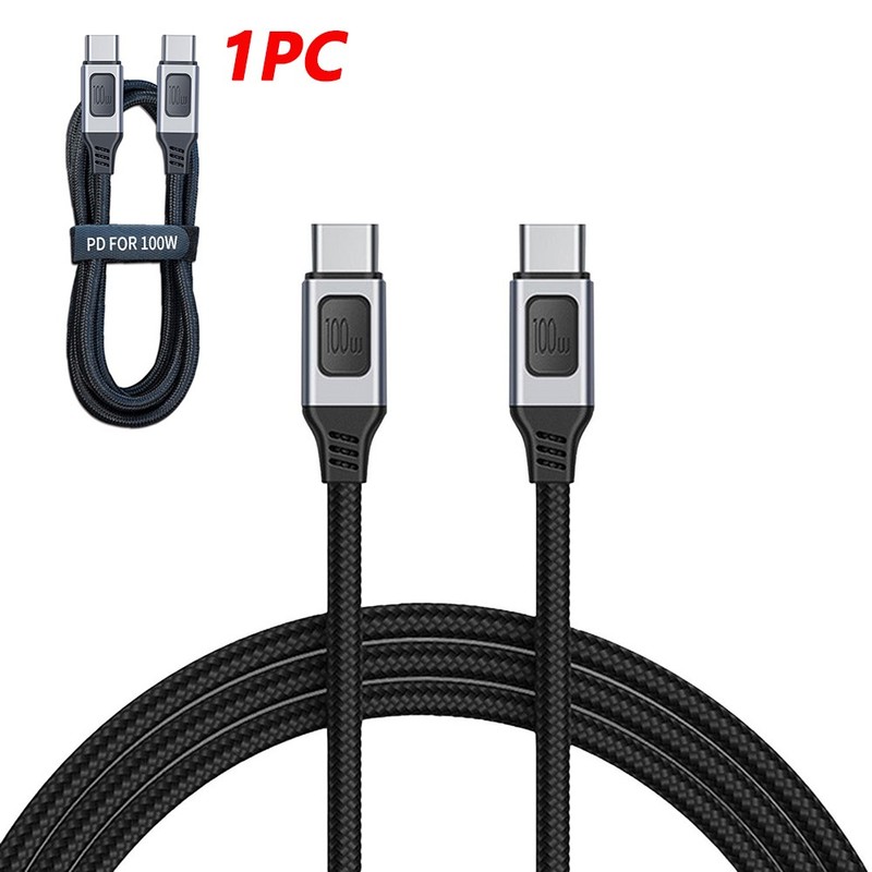 USB-C to USB-C Cable Male Type-C Cable Cord Fast Charger Charging Data Sync