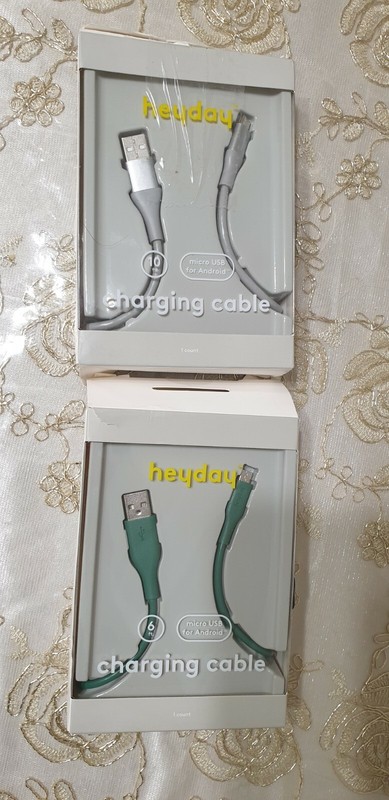 Heyday 2 Pack Micro USB Cable for Android phones/Tablets (10ft,6ft) gallery