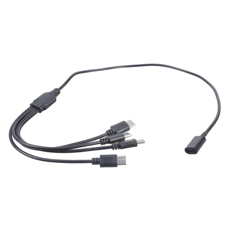 USB C Y Splitter Cable 4/6 Port 5V 3A Charging Cord Wire For Multiple Devices gallery
