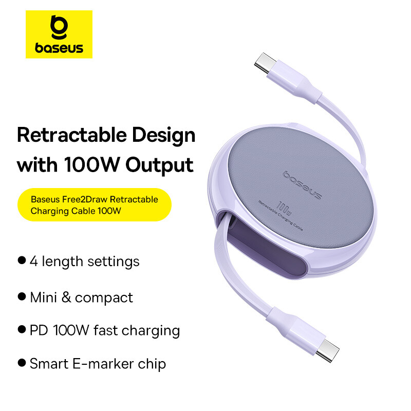 Retractable USB C Cable 100W Cable for iPhone 15 Plus Pro Max Fast Charger Cable gallery