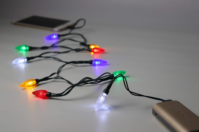 2 Pack Christmas Light Phone Charger Type C，USB C and Bulb Charging Cable 50i... gallery