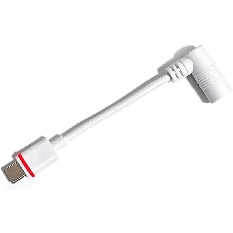 USB-C Barrel Plug Adapter for Ring Solar Panel to Ring Camera Cable