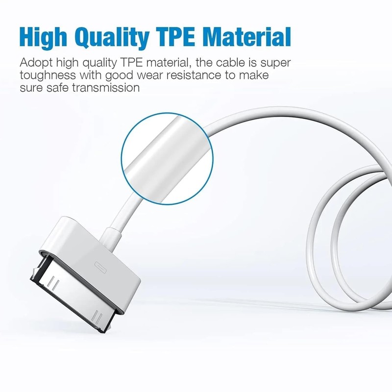 3FT 30 pin USB Charging Data Cable Cord for iPad 1/2/3 iPod Nano 1-6 Lot gallery
