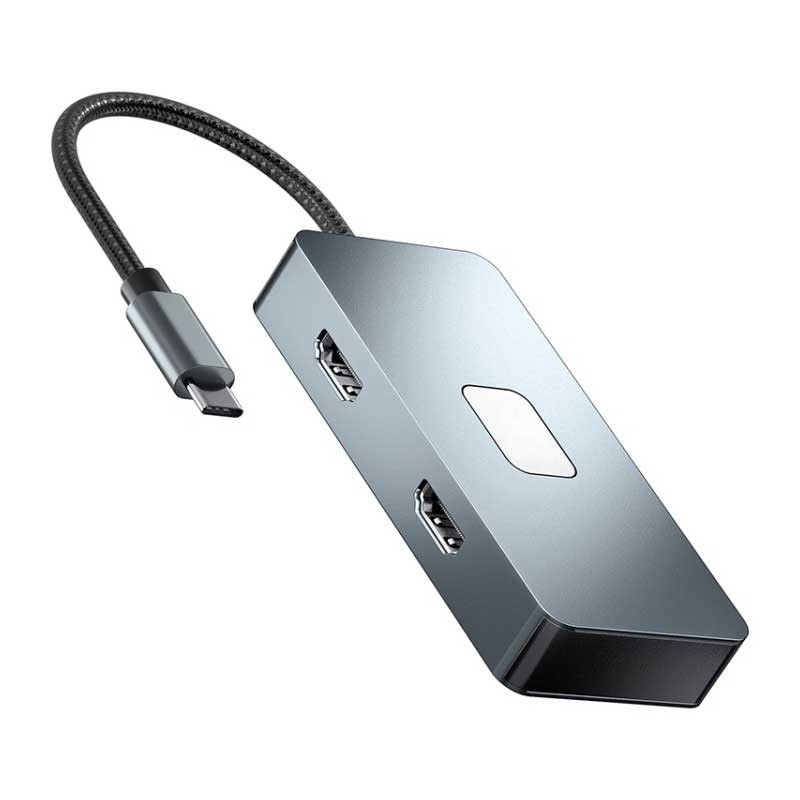 For Motorola Moto G Stylus 5G - 2 Port HDMI TV Adapter 7-in-1 USB-C Hub TYPE-C gallery