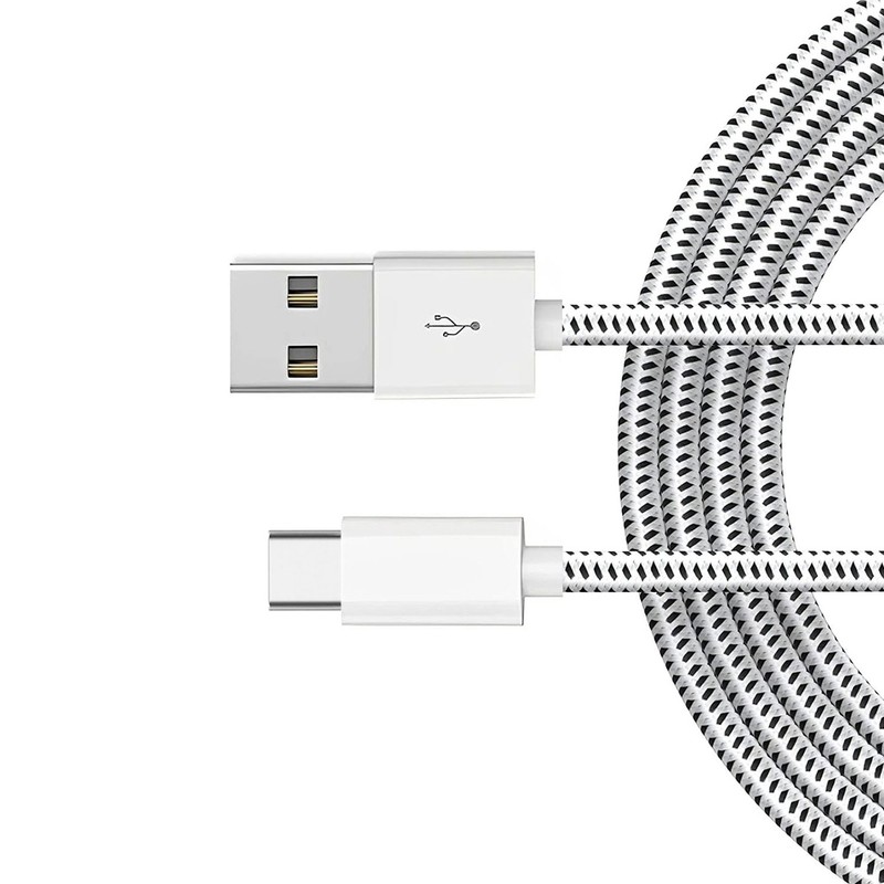 6ft USB Cable Type-C Charger Cord Power Wire USB-C Long Braided for SmartPhones