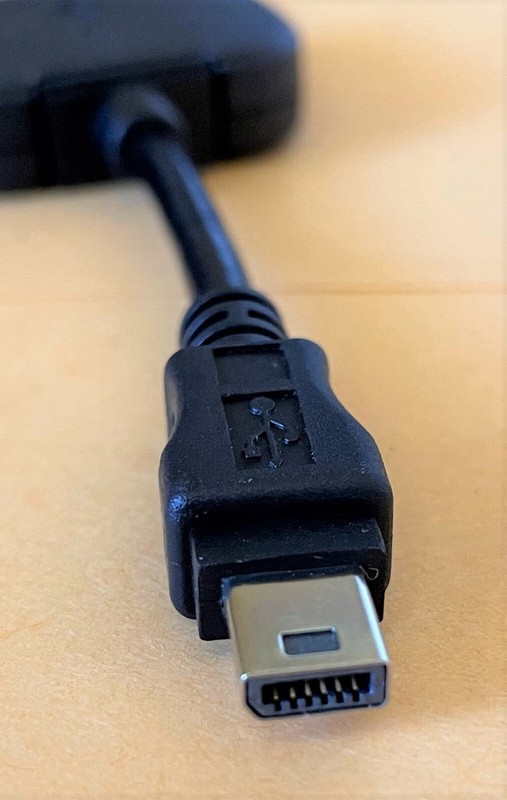 HTC MINI USB MALE TO MINI MICRO USB FEMALE ADAPTER CONVERTER CONNECTOR gallery