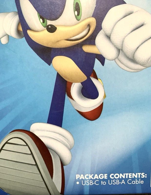 NEW Sonic The Hedgehog KNUCKLES USB-A to USB-C 5ft Charging Cable gallery