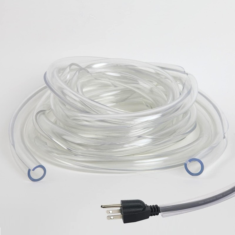 10ft Clear Pet Cord Protector - Flexible and Chew-Resistant Cable Sleeve gallery