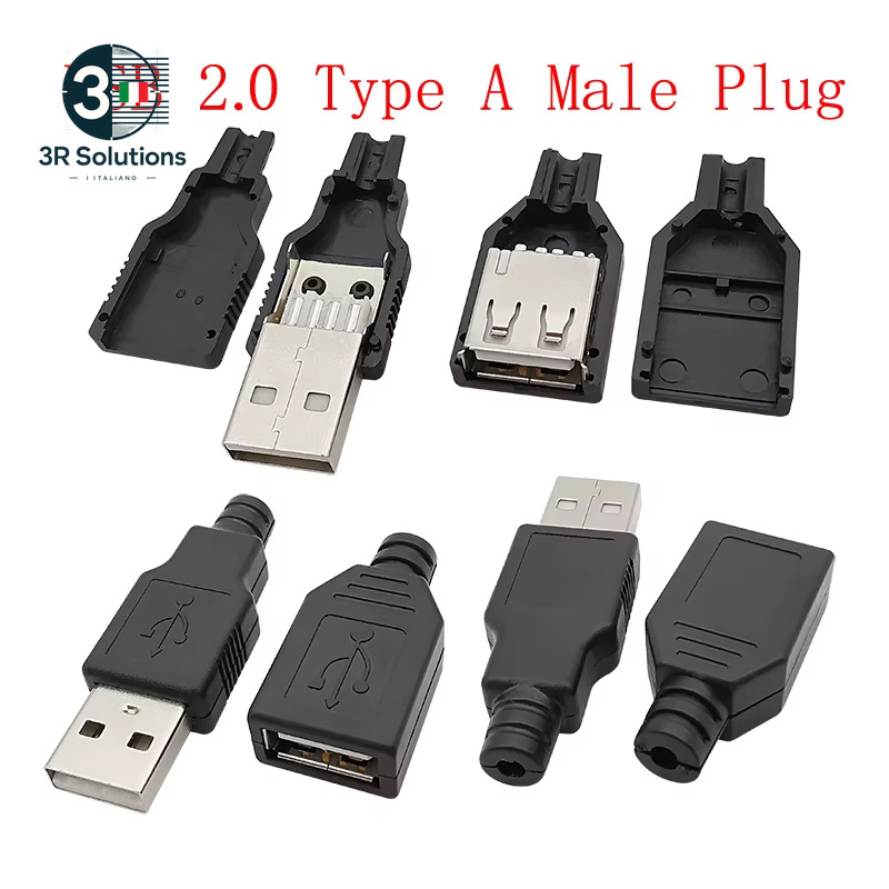 10pcs USB Type C/Micro/USB 2.0 Type Connectors Male Female M Adapter gallery