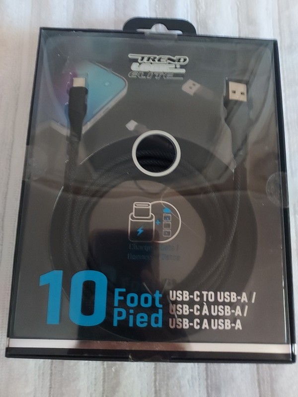 NWT TREND USB-C TO USB-A (10) FOOT