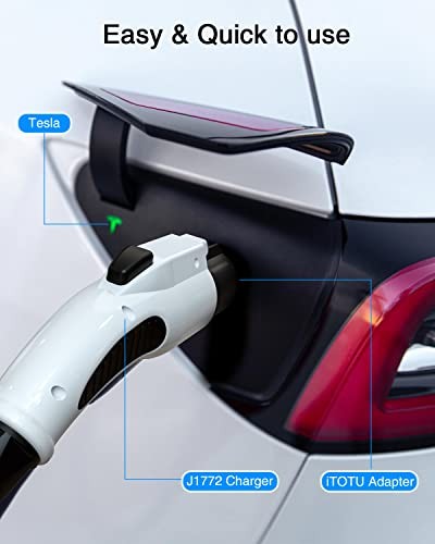 ITOTU TESLA ADAPTER J1772 TO TESLA CHARGING ADAPTER 110-250V AC - BLACK gallery