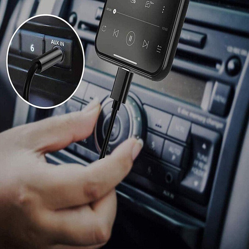 2x Type C to Aux Cable USB Type-C Male To 3.5mm Cord Car AUX Music Audio Adapter gallery