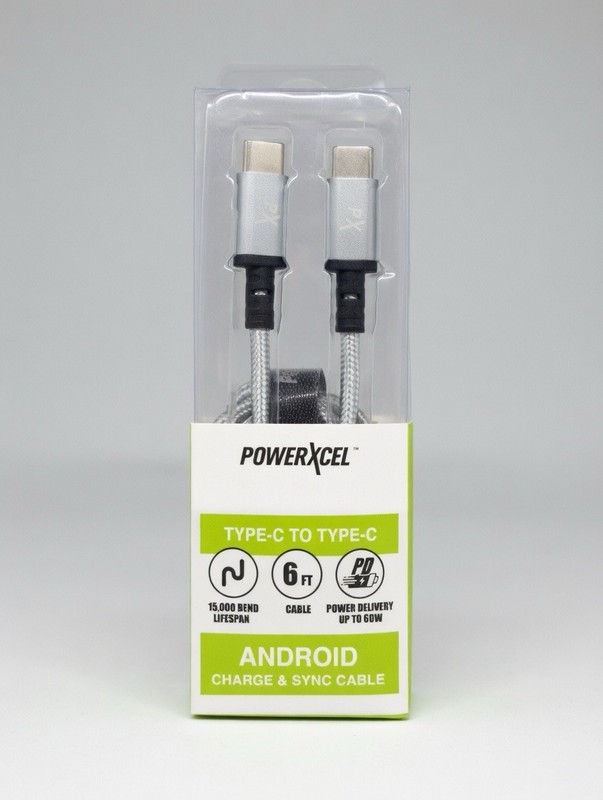 Android USB-C Cable + Dual Port Wall Charger Fast Charge Bundle gallery