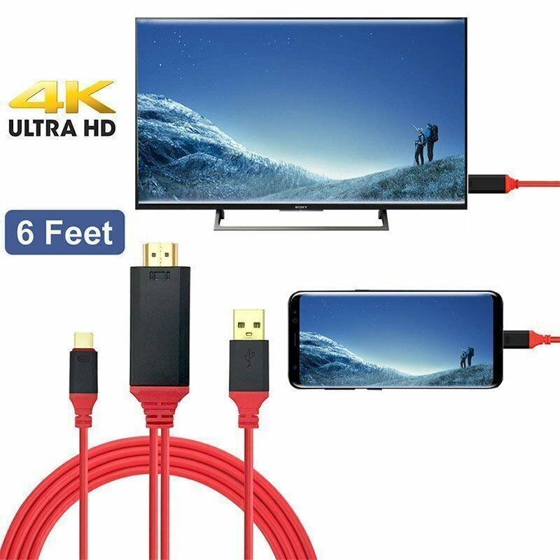 USB3.1 TypeC to 4K 60hz HDMI HDTV TV Cable Adapter For Samsung Galaxy S20 Note10 gallery