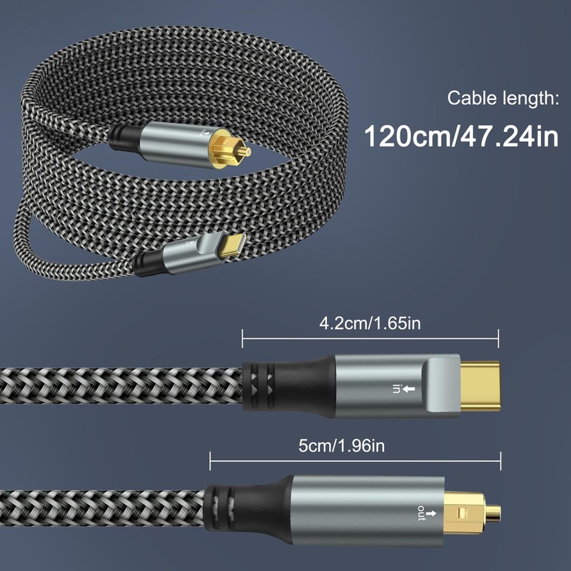 USB to TOSLINK Optical Audio Cable Unidirectional USB to TOSLINK SPDIF Fiber ... gallery