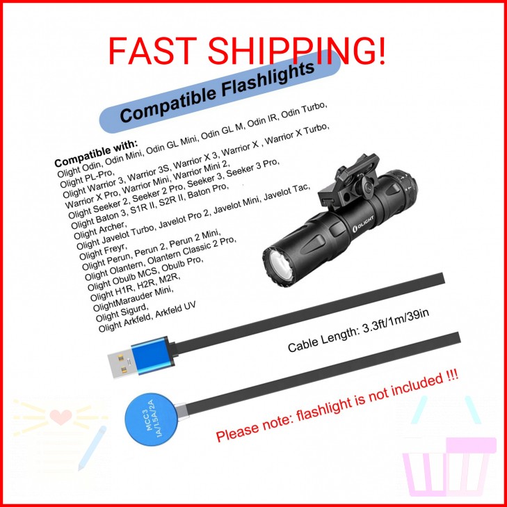 MCC 3 Charger for Olight Odin/Odin Mini/PL-Pro/Baton3 Series/Warrior 3S/Perun 2/ gallery