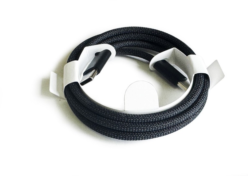Lot of 2 New OEM Apple 60W 1M Braided USB-C to USB-C Charging Cable A2795 Black