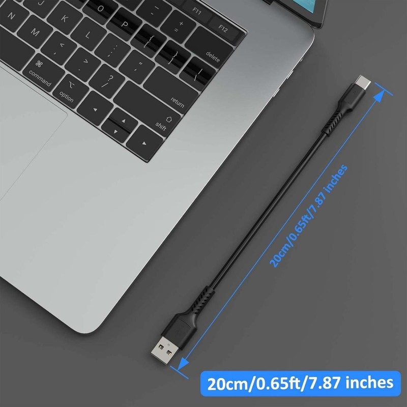 USB Cable Usb-C Type-C Reload Earphones Smartphone Power Bank Phone 7 7/8in gallery