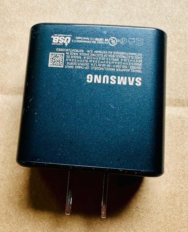 Genuine Samsung 45W Charger and 3ft USB-C Cable for Galaxy S22 S23+ S24 Ultra gallery
