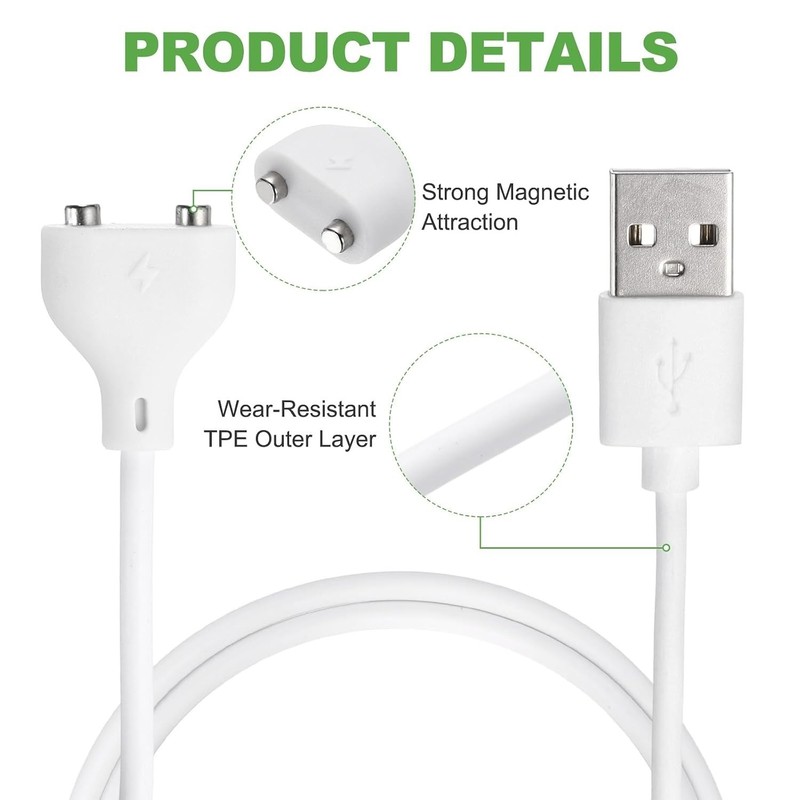 2.6Ft Magnetic USB Charger Cable - Durable, Tangle-Free & Efficient Charging gallery
