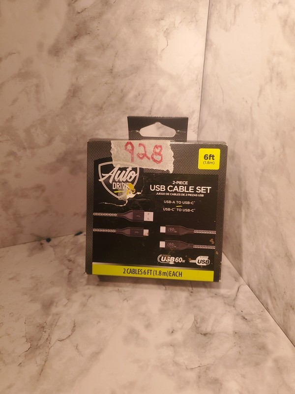 AUTO DRIVE 2 PACK USB CABLES