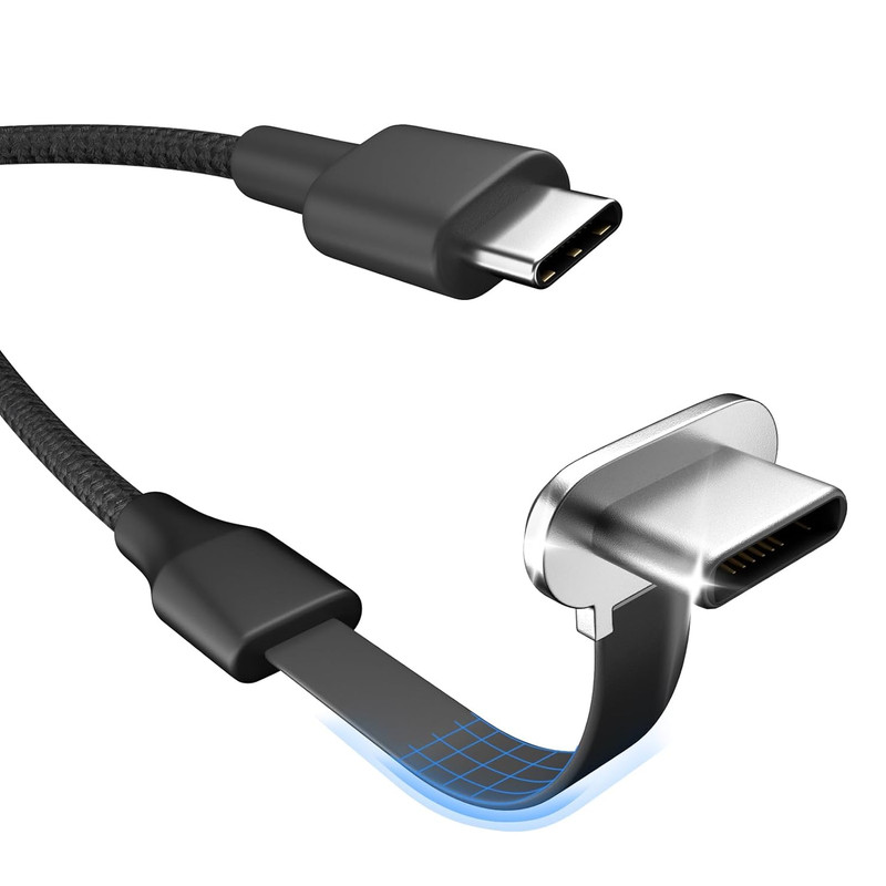 USB C to USB C Cable, 60W PD Fast Charging 3.3FT, 90 Degree Right Angle USB C Ca