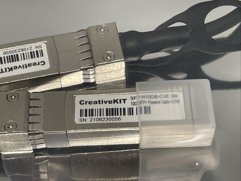Creative KIT SFP-H10GB-CU10M 10G SFP+ Passive Black Cable 10M gallery