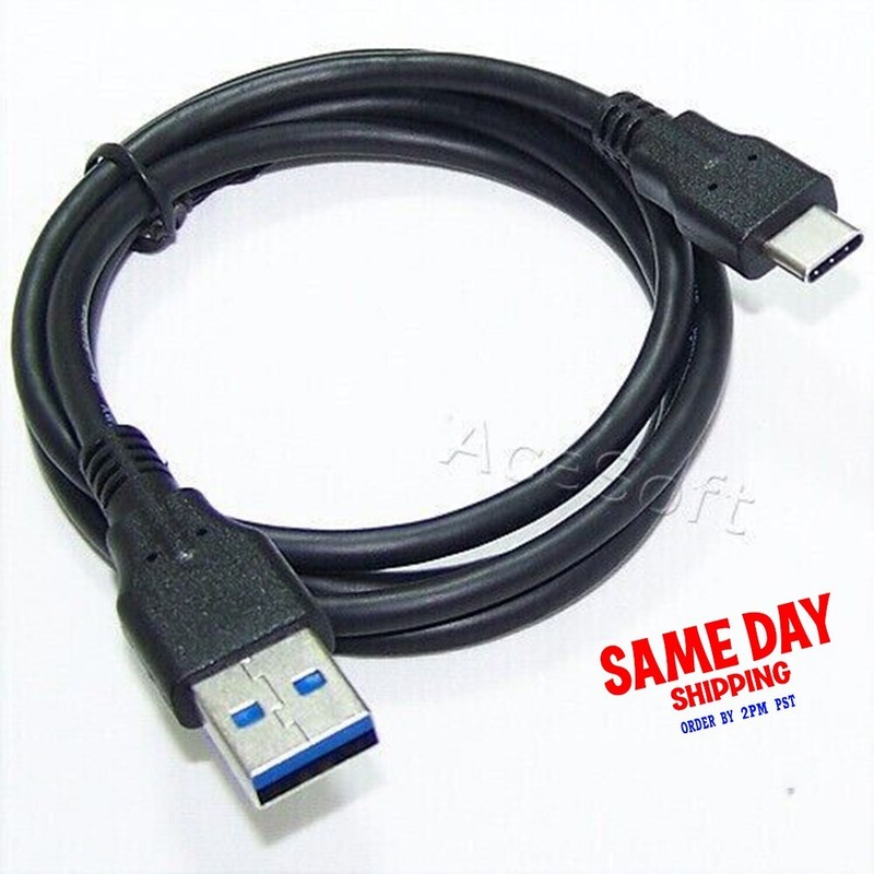 Quick Charging Type C USB 3.1 to 3.0 Male Cable for LG V30+ LS998 Virgin Mobile