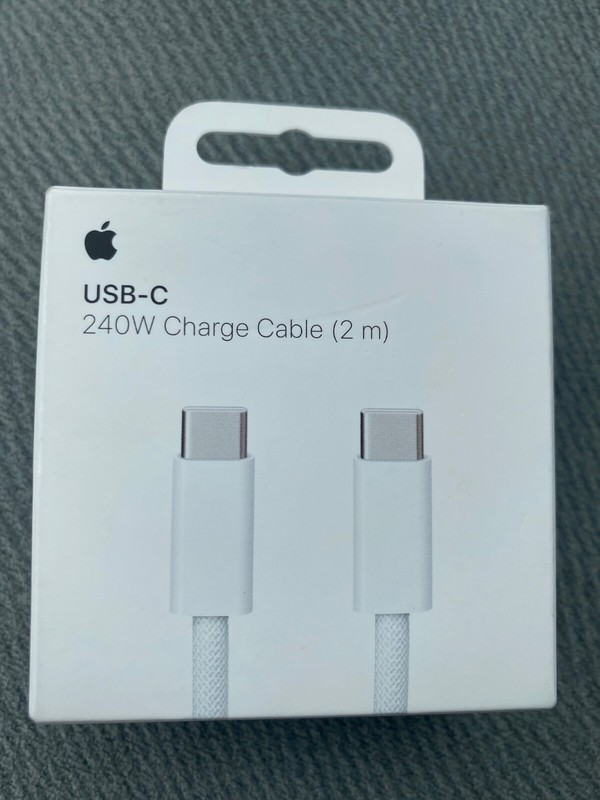 GENUINE Apple USB-C to USB-C 240W Woven Charge Cable 2m MU2G3AM/A NEW SEALED