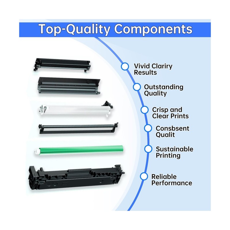 W2100X 210X Toner Cartridges 4 Pack High Yield (with Chip) Compatible with HP... gallery