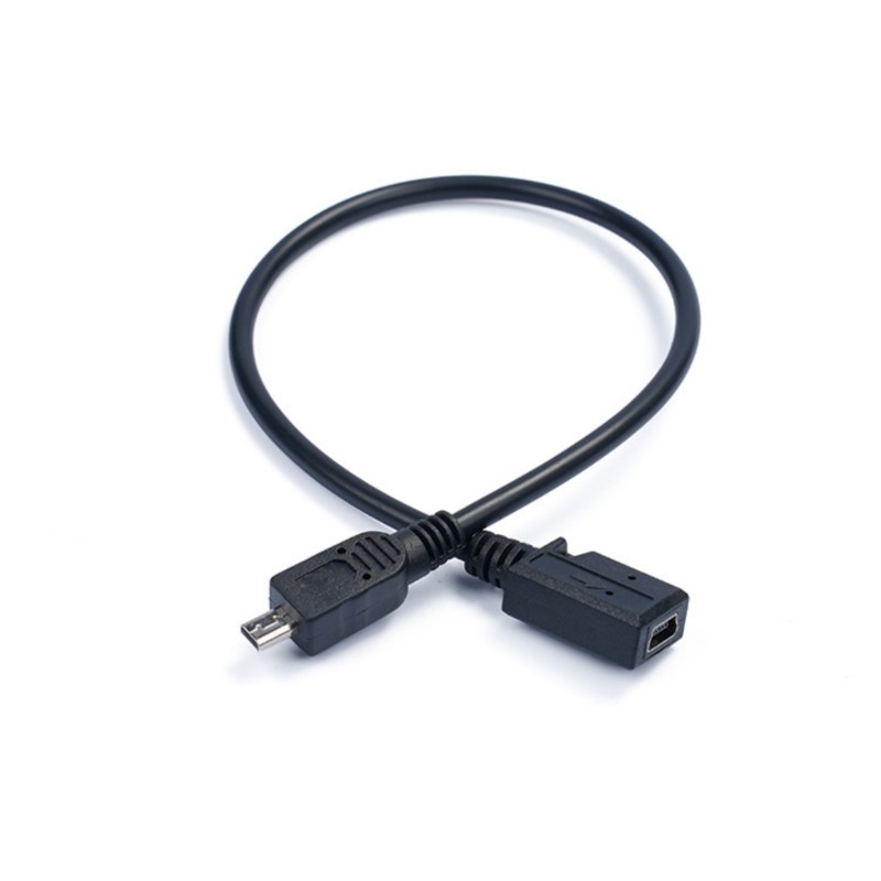 Mini USB 5Pin Female to Mini USB 8Pin Male Charge Data Transfer Cable for Camera