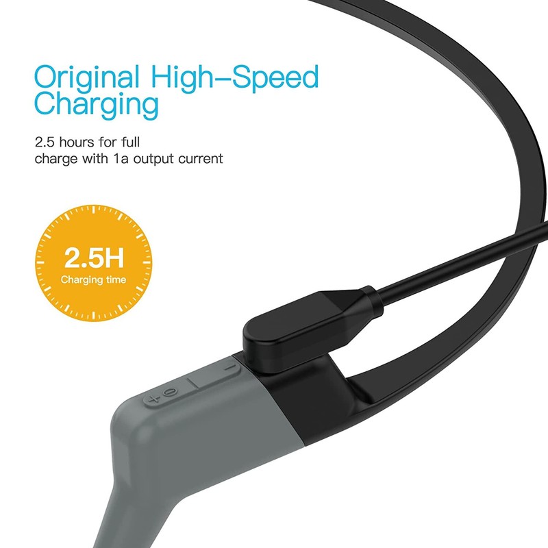 USB Magnetic Charging Cable Cord for After-Shokz Aeropex Open Comm Headphone Lot gallery