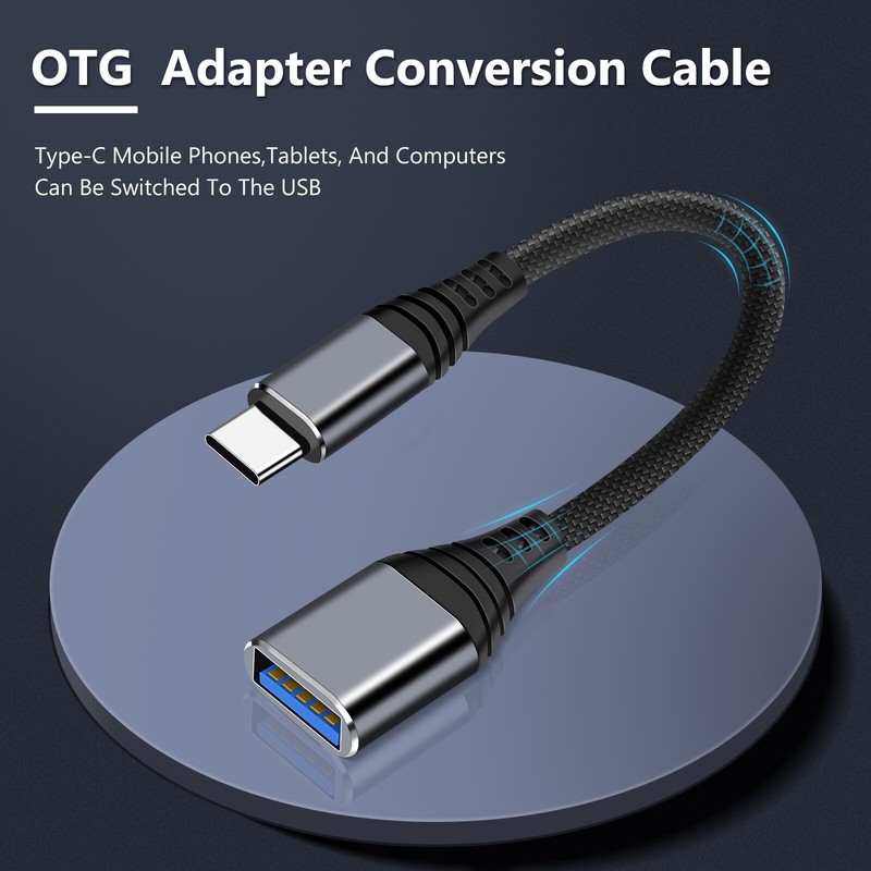 Mesmart USB-C 3.1 Type C Male to USB 3.0 TypeA Female OTG Adapter Converter Cord